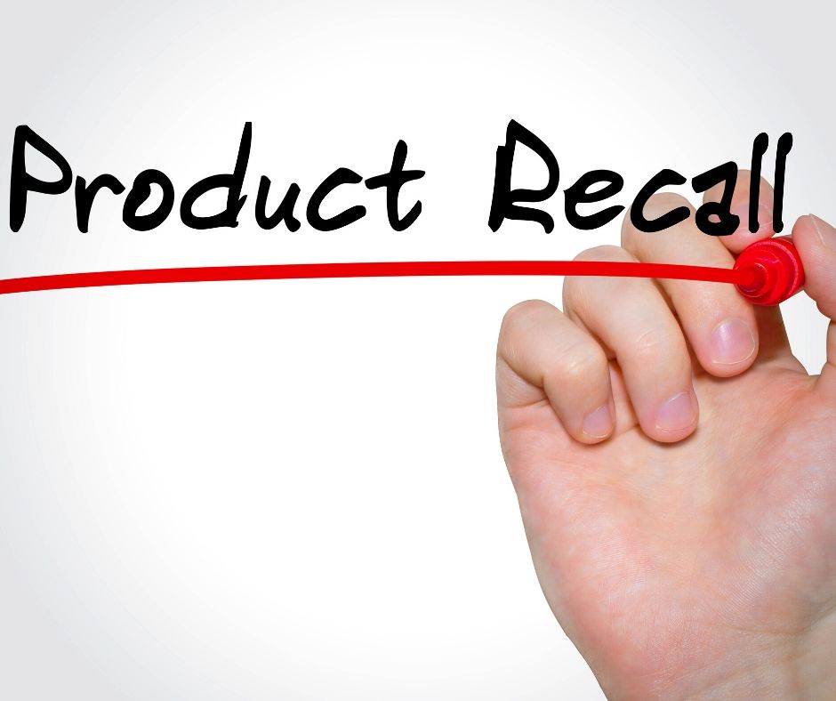 product recall unlined by hand