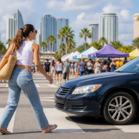 Pedestrian Accidents Near Spring Festivals and Events in Tampa: How Fault Is Decided