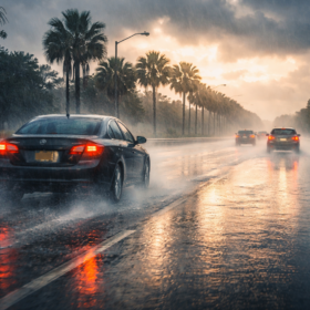 Rainy Spring Roads in Florida: How Wet Weather Impacts Fault After a Crash