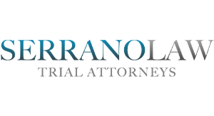 Serrano Law Horizontal Trial Attorney Logo