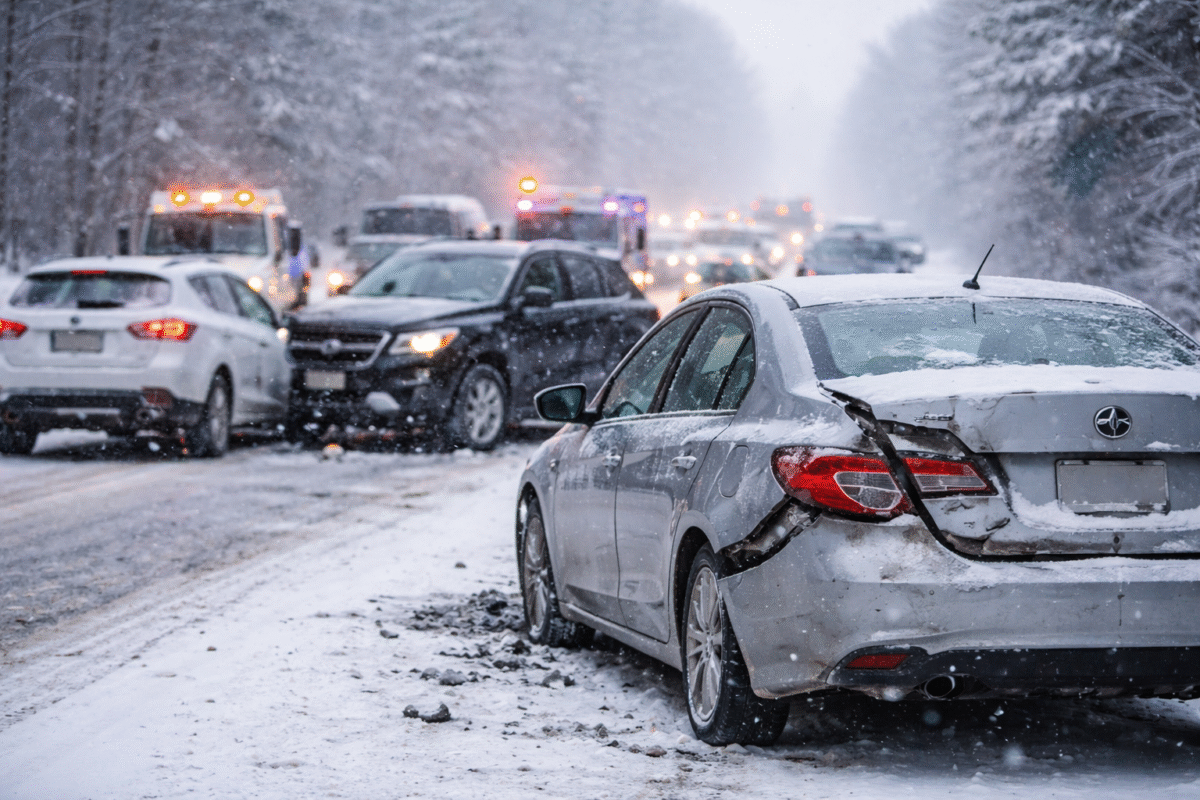 What to Do If a Winter Pileup Damages Your Car but You’re Not Hurt