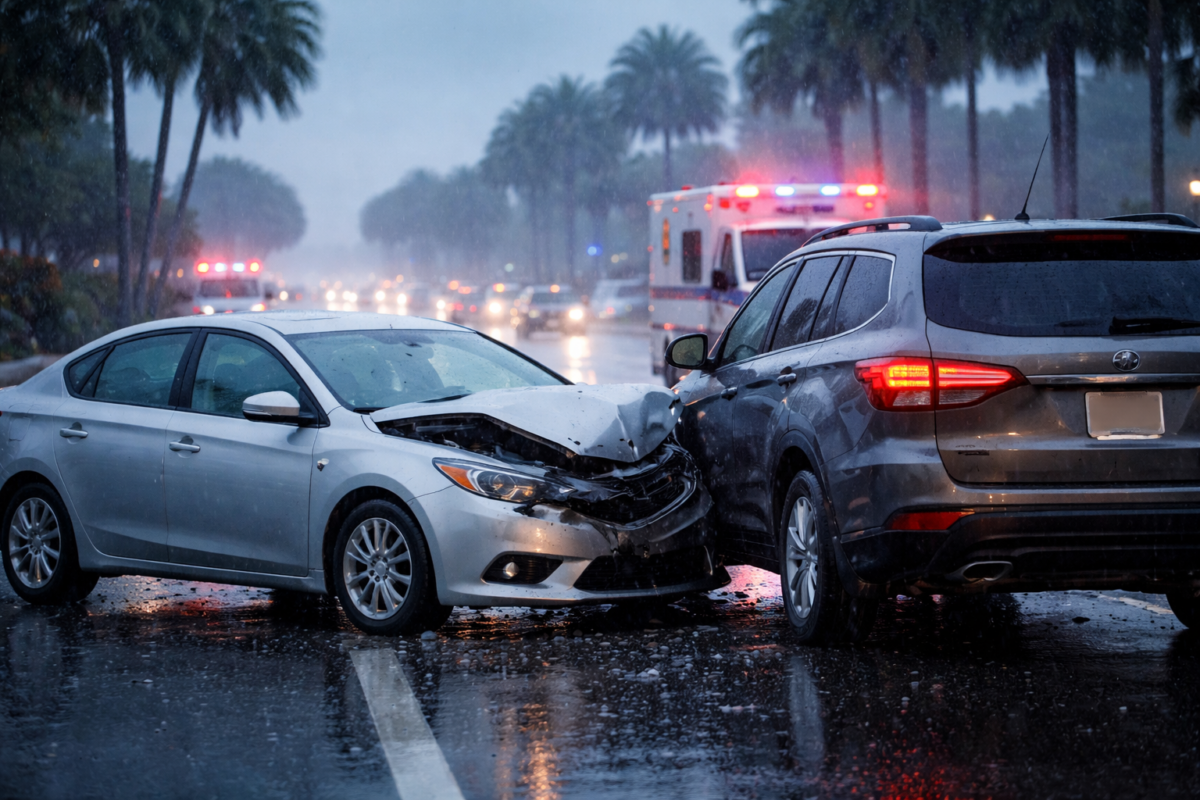 Why Minor Florida “Fender Benders” Turn Serious in Cold Front Weather