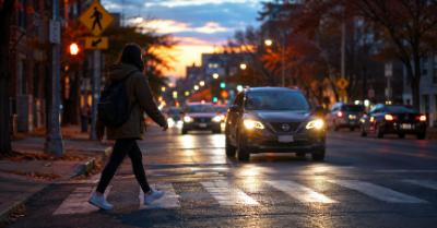 Why Shorter Fall Days Can Increase Pedestrian Accident Risk in Florida